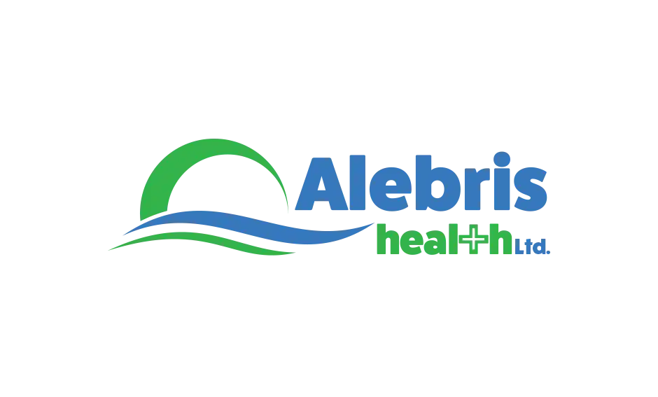 alegris health logo design